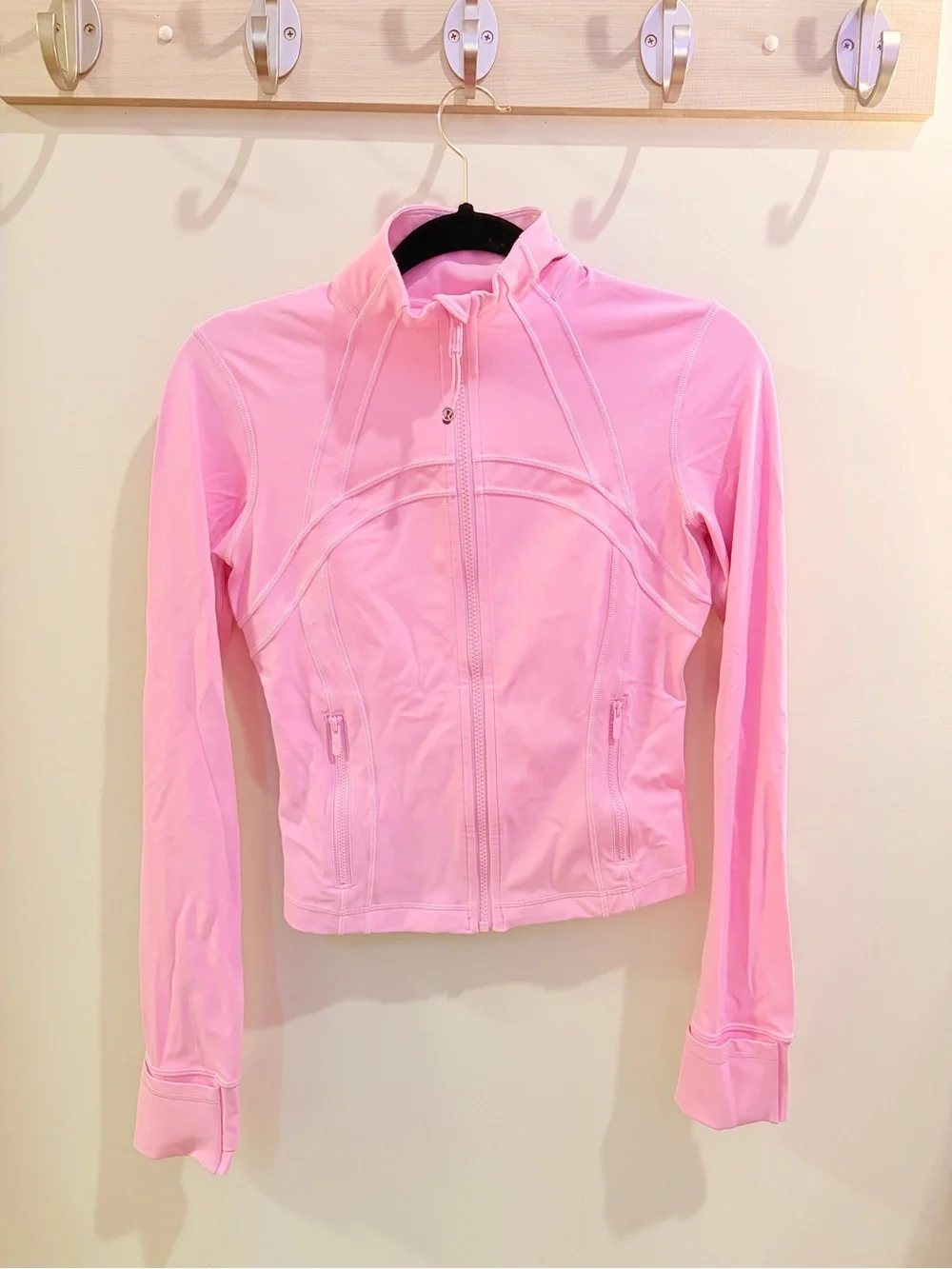lululemon athletica Pink Full-Zip Bomber Jacket